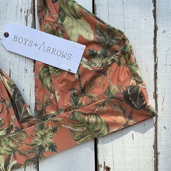 Boys + Arrows Phil Bikini Top in Flamingo NWT - Picture 6 of 8